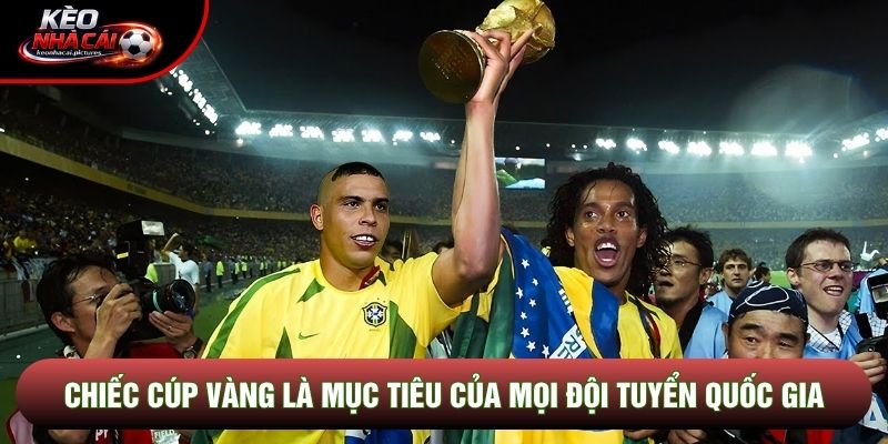 Chiếc cúp vàng là mục tiêu của mọi đội tuyển quốc gia
