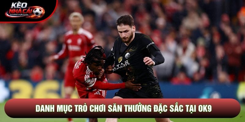 Danh mục trò chơi săn thưởng đặc sắc tại Ok9