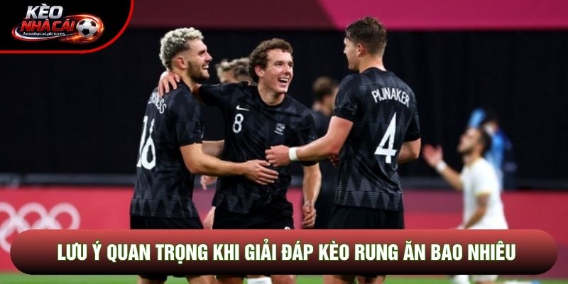 Lưu ý quan trọng khi giải đáp kèo rung ăn bao nhiêu