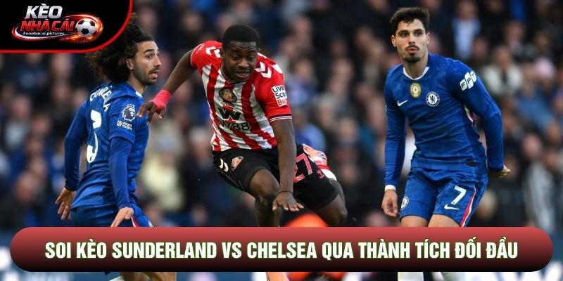 Soi kèo Sunderland vs Chelsea qua thành tích đối đầu Soi kèo Sunderland vs Chelsea qua thành tích đối đầu