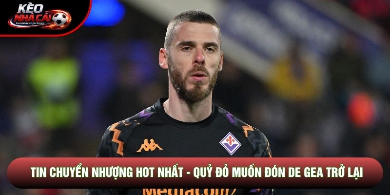 Tin Chuyển Nhượng Hot Nhất - Quỷ Đỏ Muốn Đón De Gea Trở Lại
